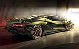 Lamborghini Sian reveal images - static rear