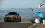 Lamborghini Urus   Pikes Peak Record finish line