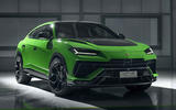Lamborghini Urus Performante green static front Lamborghini Urus Performante green static front