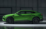 Lamborghini Urus Performante green static side Lamborghini Urus Performante green static side