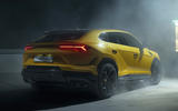Lamborghini Urus Performante yellow static rear 2 Lamborghini Urus Performante yellow static rear 2