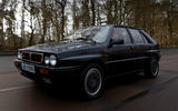 Lancia Delta HF Integrale front three quarter tracking Lancia Delta HF Integrale front three quarter tracking