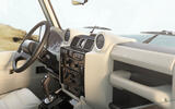 Land Rover Bespoke Works Defender V8 dashboard