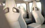 Land Rover Bespoke Works Defender V8 front seats
