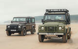 Land Rover Bespoke Works Defender V8 front tracking