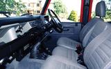 Land Rover Defender 90 County interior Land Rover Defender 90 County interior