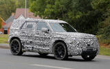 Land Rover Defender Sport camo sep 2025 front quarter tracking