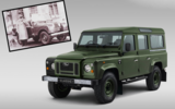 Land Rover Defender Works Bespoke Churchill Edition lead