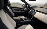 Land Rover Discovery Sport 2023 interior front Land Rover Discovery Sport 2023 interior front