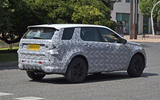 Land Rover Discovery Sport spy shot rear three quarters