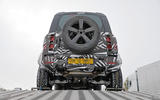 Land Rover Defender SVX rear below Land Rover Defender SVX rear below