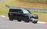 Land Rover Defender V8 Nurburgring side front