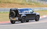 Land Rover Defender V8 Nurburgring side rear