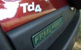 Land Rover Freelander badge Land Rover Freelander badge