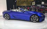 Lexus LC500 convertible side profile
