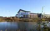 LEVC Ansty factory exterior with lake LEVC Ansty factory exterior with lake