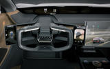 Lexus LF ZL concept steering wheel and infotainment