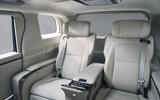 Lexus LM rear seats