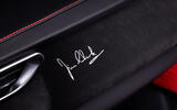 Lotus Emira Clark Edition dashboard signature Lotus Emira Clark Edition dashboard signature