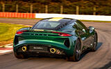 Lotus Emira Clark Edition rear quarter tracking