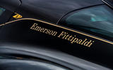 Lotus Evija Fittipaldi Emerson badge