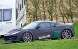 Lotus Esprit mule 2020 spy images - side profile