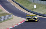 Lotus prototype on track rear distance