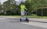 The potholes and bumps of London's Richmond Borough highlighted the rough ride offered by an e-scooter The potholes and bumps of London's Richmond Borough highlighted the rough ride offered by an e-scooter