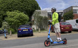 E-scooter users must be 18 or over and have a full or provisional driving licence.