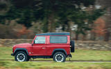Land Rover Defender V8 driven