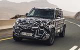 Land Rover Defender testing with Red Cross in Dubai