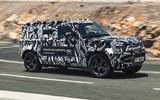 Land Rover Defender testing with Red Cross in Dubai