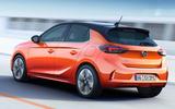 Vauxhall eCorsa rear three quarter leaked photo