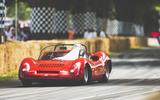 Goodwood Festival of Speed hillclimb start line