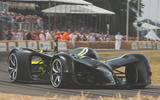 Roborace autonomous racing car shown in action at Goodwood