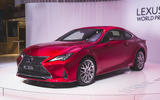 Facelifted Lexus RC unveiled at Paris motor show