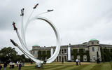 Goodwood's central sculpture celebrates former F1 tsar Bernie Ecclestone