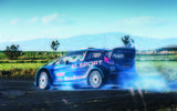 Co-driving in the Ford Fiesta R5 with Elfyn Evans, British rally champion