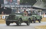 Celebrating 70 years of Land Rover up the Goodwood hill