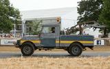 Celebrating 70 years of Land Rover up the Goodwood hill