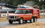 Celebrating 70 years of Land Rover up the Goodwood hill
