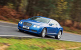 Bentley Continental GT cornering