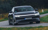 Lucid Air Touring front quarter cornering Lucid Air Touring front quarter cornering
