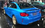 BMW M2 CS rear three quarter