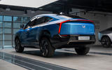 Mahindra XUV E9 2022 rear quarter static Mahindra XUV E9 2022 rear quarter static