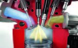 Fuel combustion chamber - cutaway