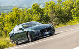 Maserati Ghibli hard cornering Maserati Ghibli hard cornering
