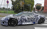 Maserati MC20 spy photos - side Maserati MC20 spy photos - side