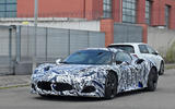 Maserati MC20 spy photos - front left Maserati MC20 spy photos - front left