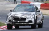 Maserati Levante spy photo